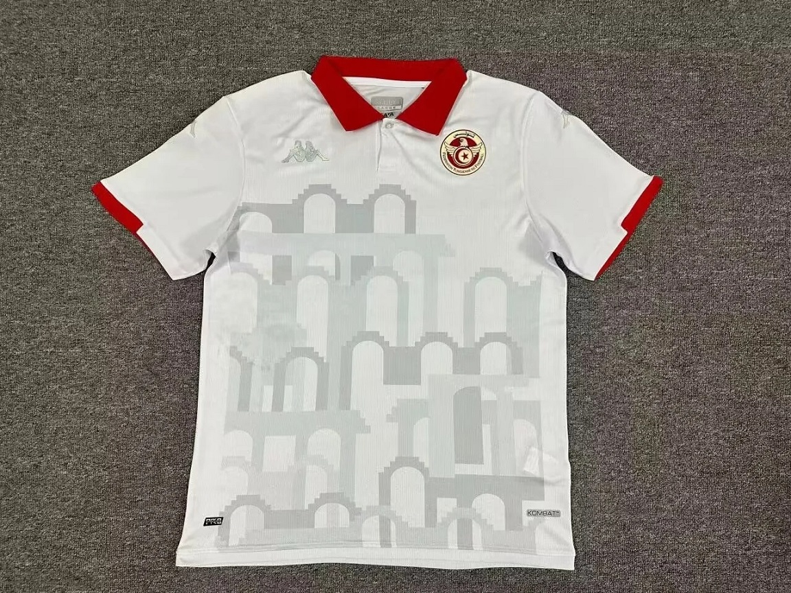 AAA Quality Tunisia 2024 Away White Soccer Jersey